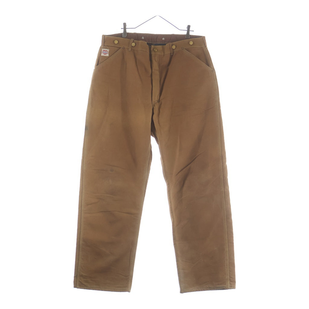 CARHARTT(カーハート) 50S HEART TAG DUCK PANTS ハートタグ フラッシャー付き 裏地ブランケット ダック ワークパンツ ブラウン
