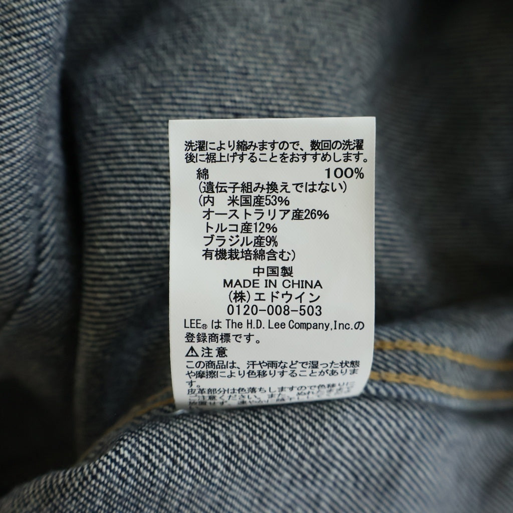 LEE(リー) 101-J AMERICAN RIDERS JACKET アメリカンライダース デニムジャケット Gジャン インディゴ LM8100