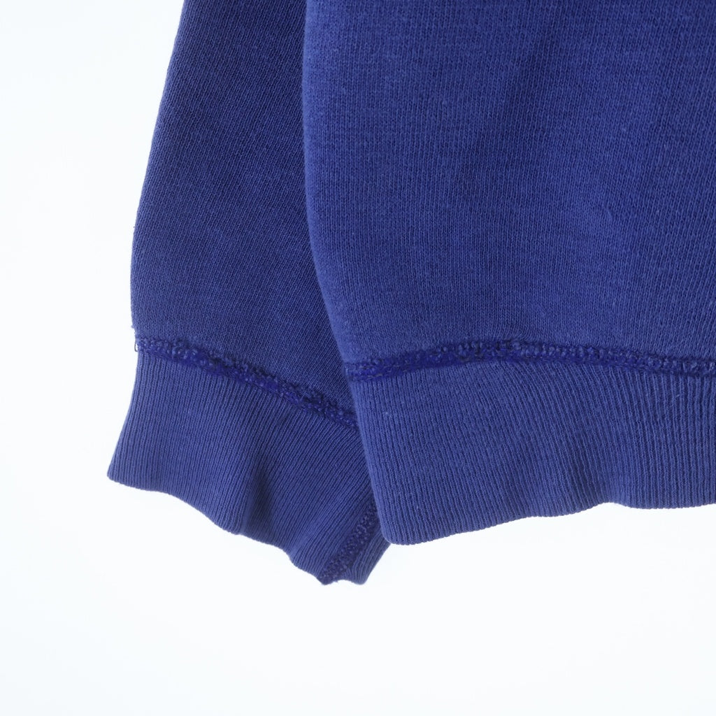 VINTAGE(ヴィンテージ) 50-60S SOLID SWEAT ソリッド スウェット バインダー 前V 貫通ステッチ スウェット トレーナー ネイビー