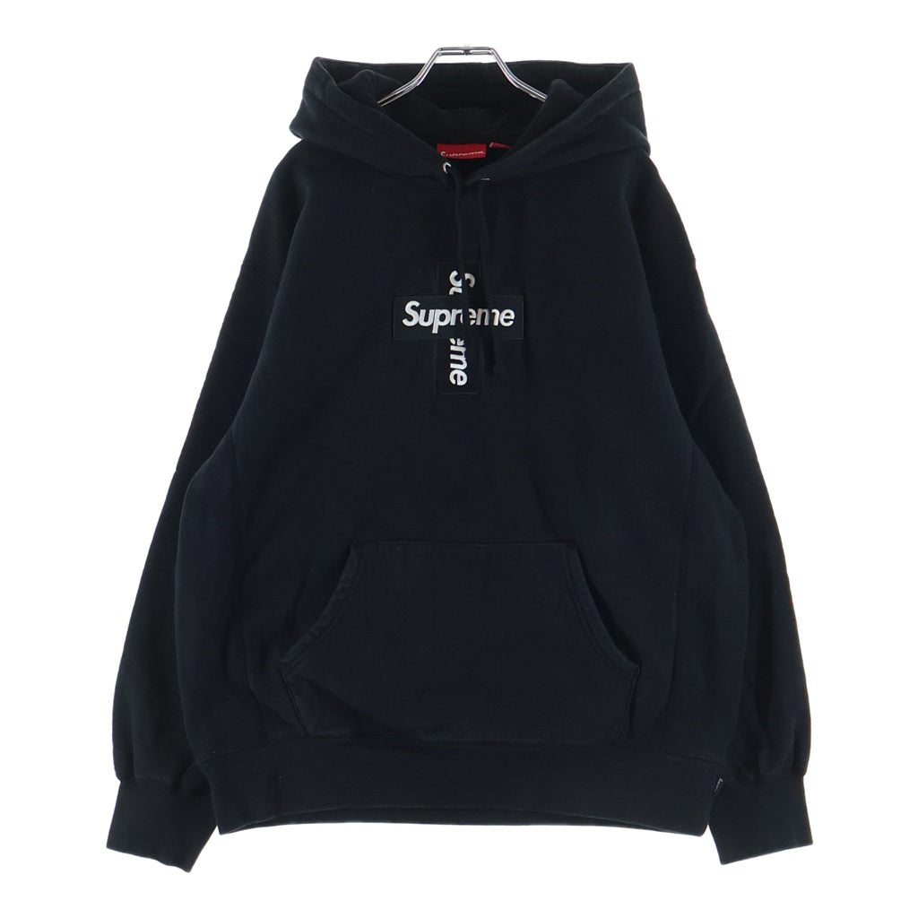 SUPREME(シュプリーム) 20AW Cross Box Logo Hooded Sweatshirt クロス ボックス フーデッド スウェットシャツ パーカー ブラック