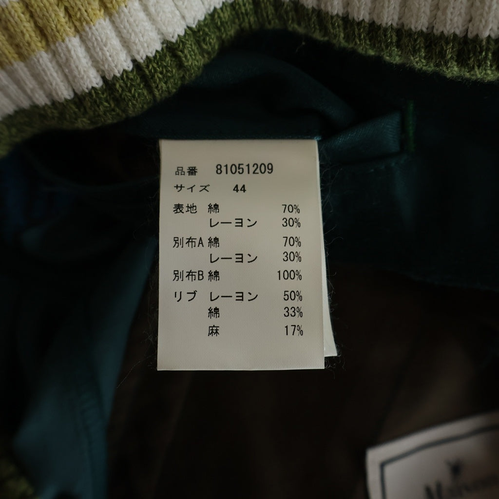 MAISON MIHARAYASUHIRO(メゾンミハラヤスヒロ) MMY NO CLUB LONE WOLF SOUVENIR JACKET BIG ZIPPER 大ジップ スカジャン カーキ