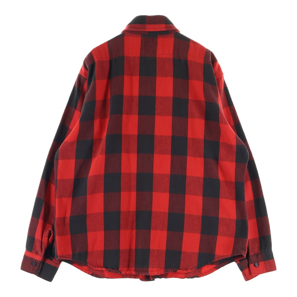 FIVE BROTHERS(ファイブブラザー) 70-80S FLANNEL CHECK L/S SHIRT フランエル チェック 長袖チェック シャツ レッド/ブラック