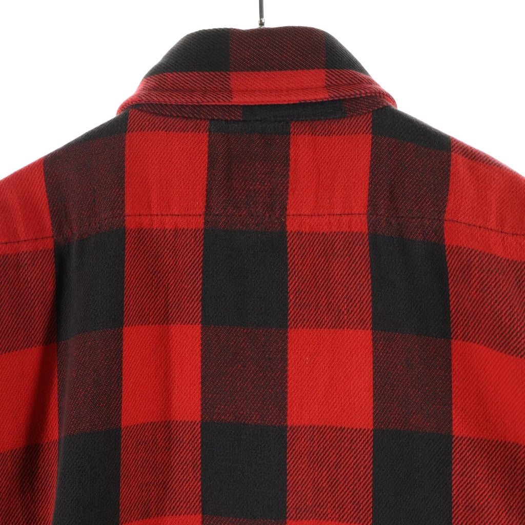 FIVE BROTHERS(ファイブブラザー) 70-80S FLANNEL CHECK L/S SHIRT フランエル チェック 長袖チェック シャツ レッド/ブラック