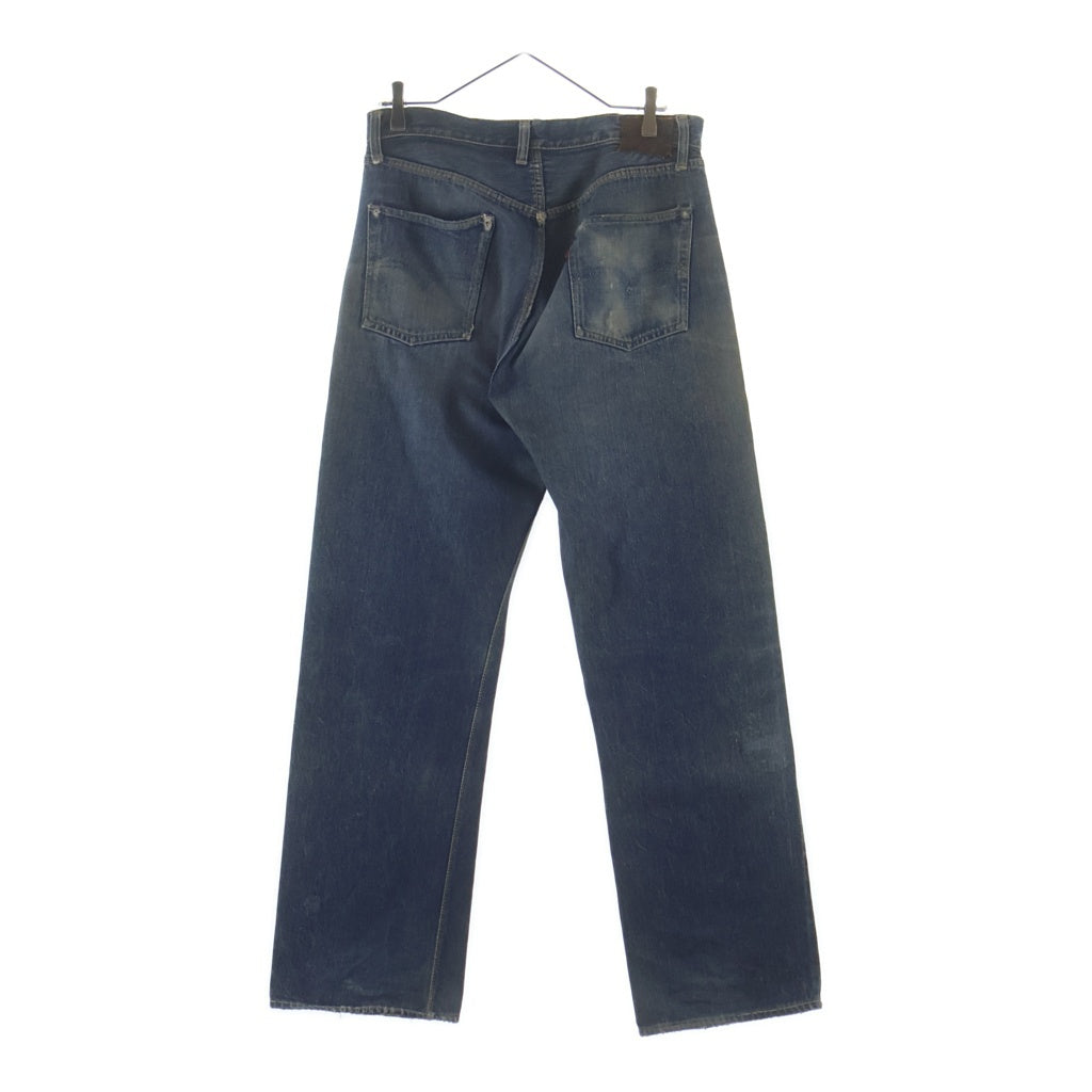 Levi's(リーバイス) 50S 501XX 53MODEL BIG E 革パッチ 両面タブ ボタン裏無刻印 リベット裏16 赤耳 コインポケット裏シングル 隠しリベット 赤耳 ボタンフライ デニムパンツ