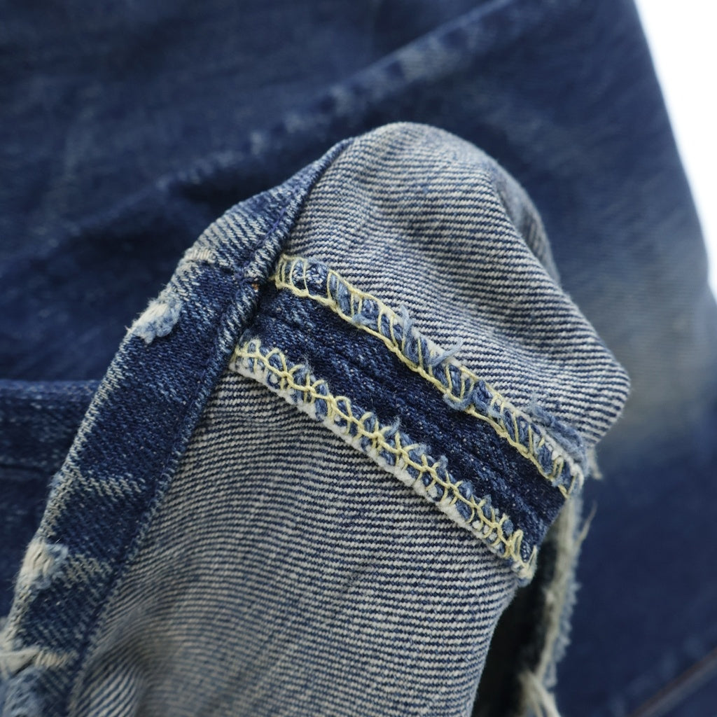 Levi's(リーバイス) 70S 517 BIG E ボタン裏8 42TALON 両面タブ ジップフライ デニムパンツ インディゴ