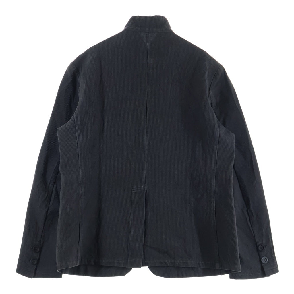 Geoffrey B.Small(ジェフリービースモール) 5B HIGH NECK TAILORED JACKET ハイネック テーラードジャケット ヘリンボーン ブラック