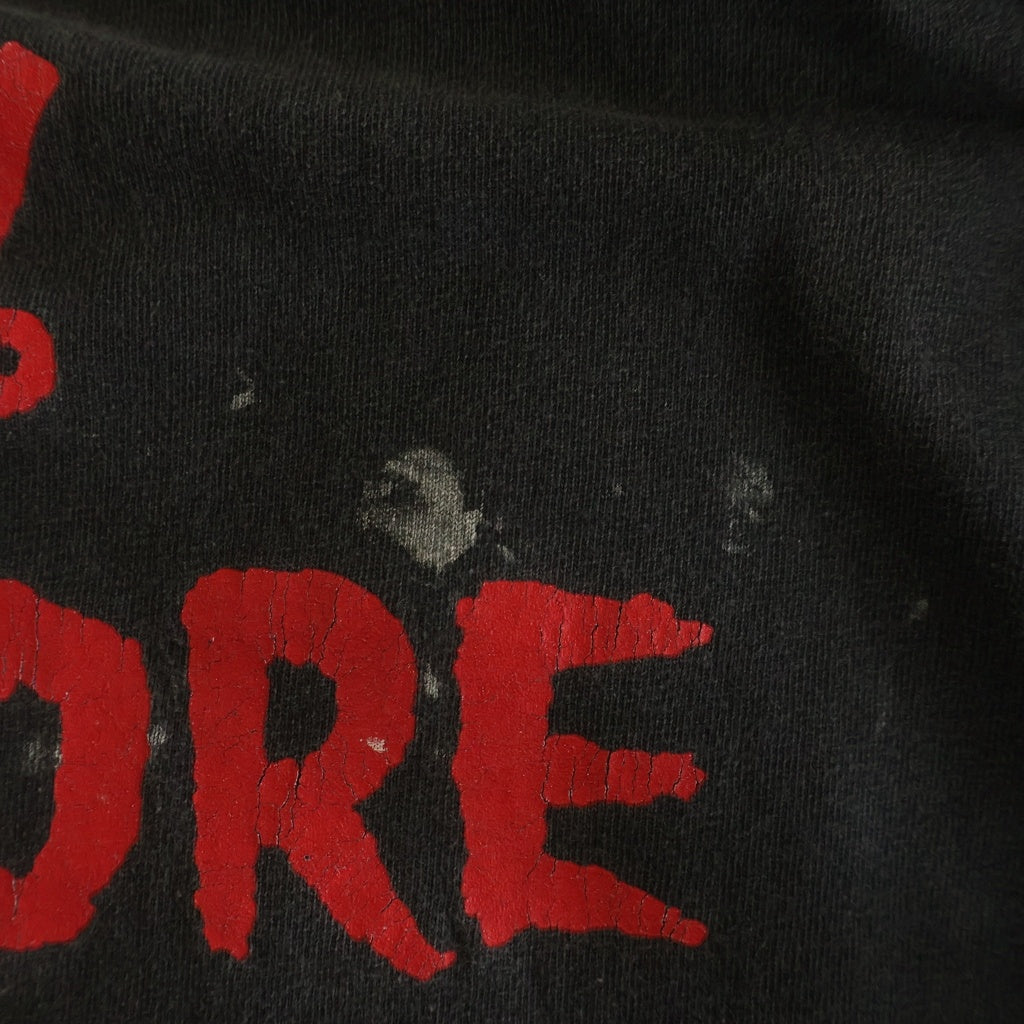 VINTAGE(ヴィンテージ) 90S ROB ZOMBIE 100% HARDCORE ロブゾンビ バンド Tシャツ カットソー ブラック