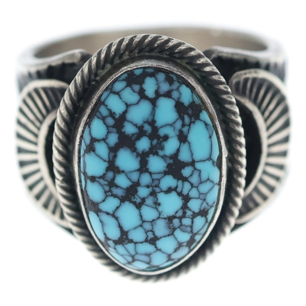 INDIAN JEWELRY(インディアンジュエリー) NAVAJO GARY REEVES STERLING ナバホ ゲリー リーブス ターコイズ リング 指輪 スターリング シルバー