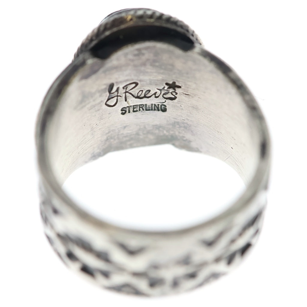 INDIAN JEWELRY(インディアンジュエリー) NAVAJO GARY REEVES STERLING ナバホ ゲリー リーブス ターコイズ リング 指輪 スターリング シルバー