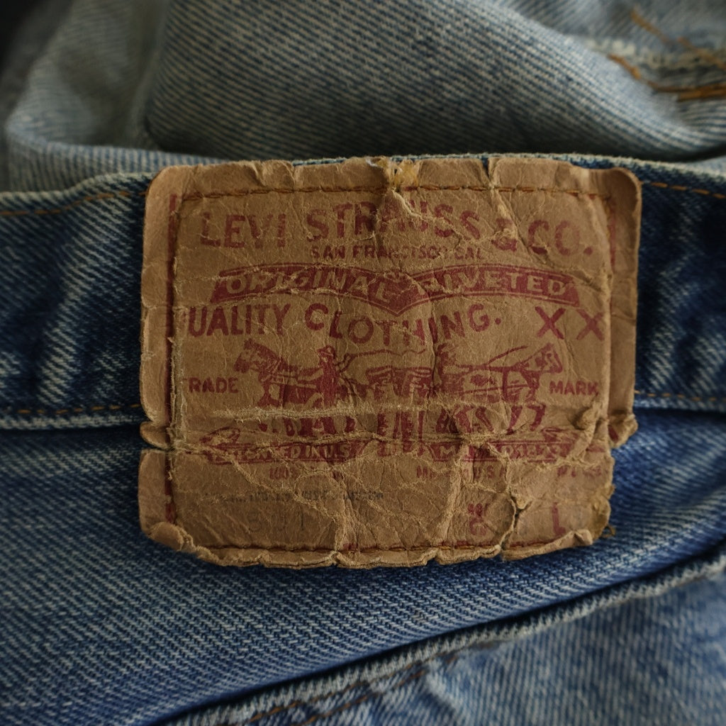 Levi's(リーバイス) 70S 66後期 ボタン裏刻印6 サークルR デニムパンツ インディゴ