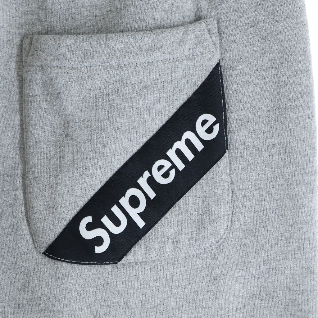 SUPREME(シュプリーム) 18SS CORNER LABEL SWEATPANT コーナーラベル スウェットパンツ グレー