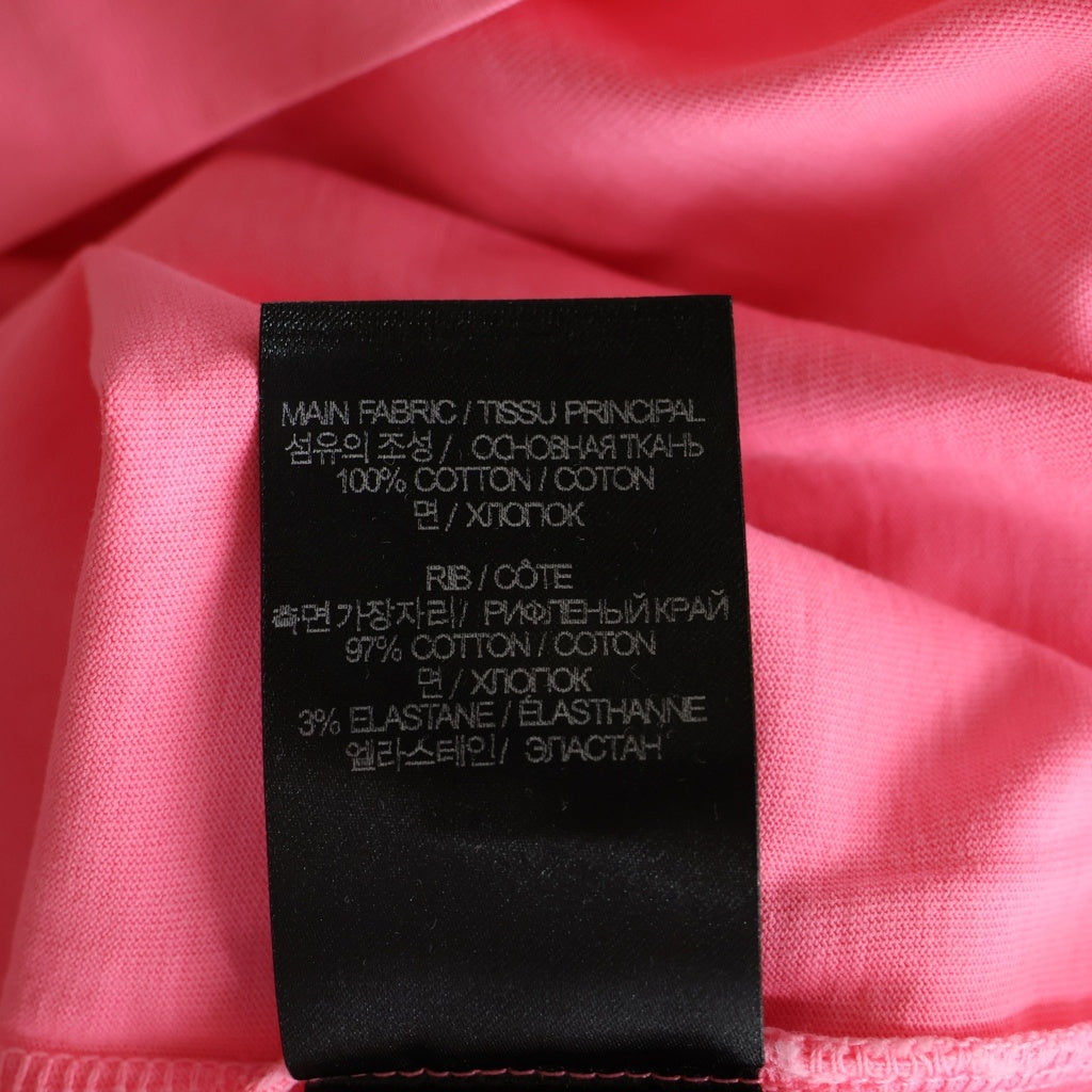 VETEMENTS(ヴェトモン) Hello My Name Is Tee UA65TR110P ハローマイネームイズ プリントTシャツ 半袖 ピンク