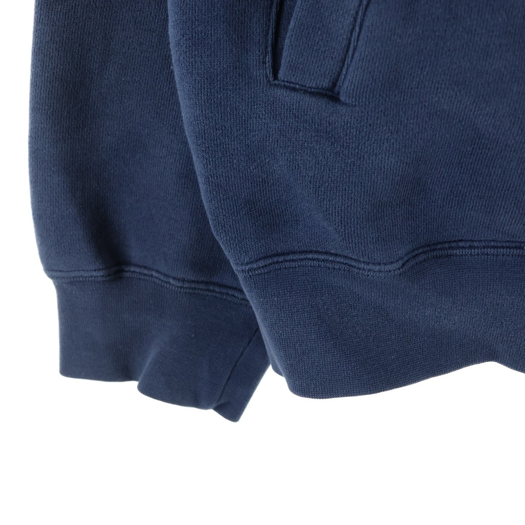 STUSSY(ステューシー) 90-00S OLD オールド ラスタカラー フロントプリント フーディー スウェット パーカー ネイビー
