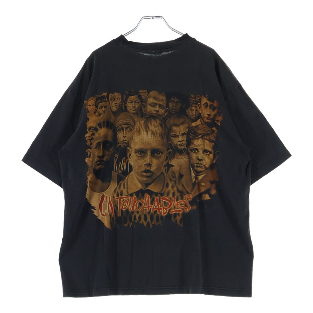 VINTAGE(ヴィンテージ) 00S KORN UNTOUCHABLES EURO BOOT TEE コーン ユーロ ブート バンド 半袖Tシャツ カットソー ブラック