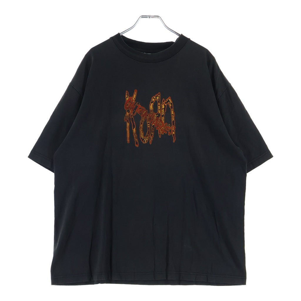 VINTAGE(ヴィンテージ) 00S KORN UNTOUCHABLES EURO BOOT TEE コーン ユーロ ブート バンド 半袖Tシャツ カットソー ブラック