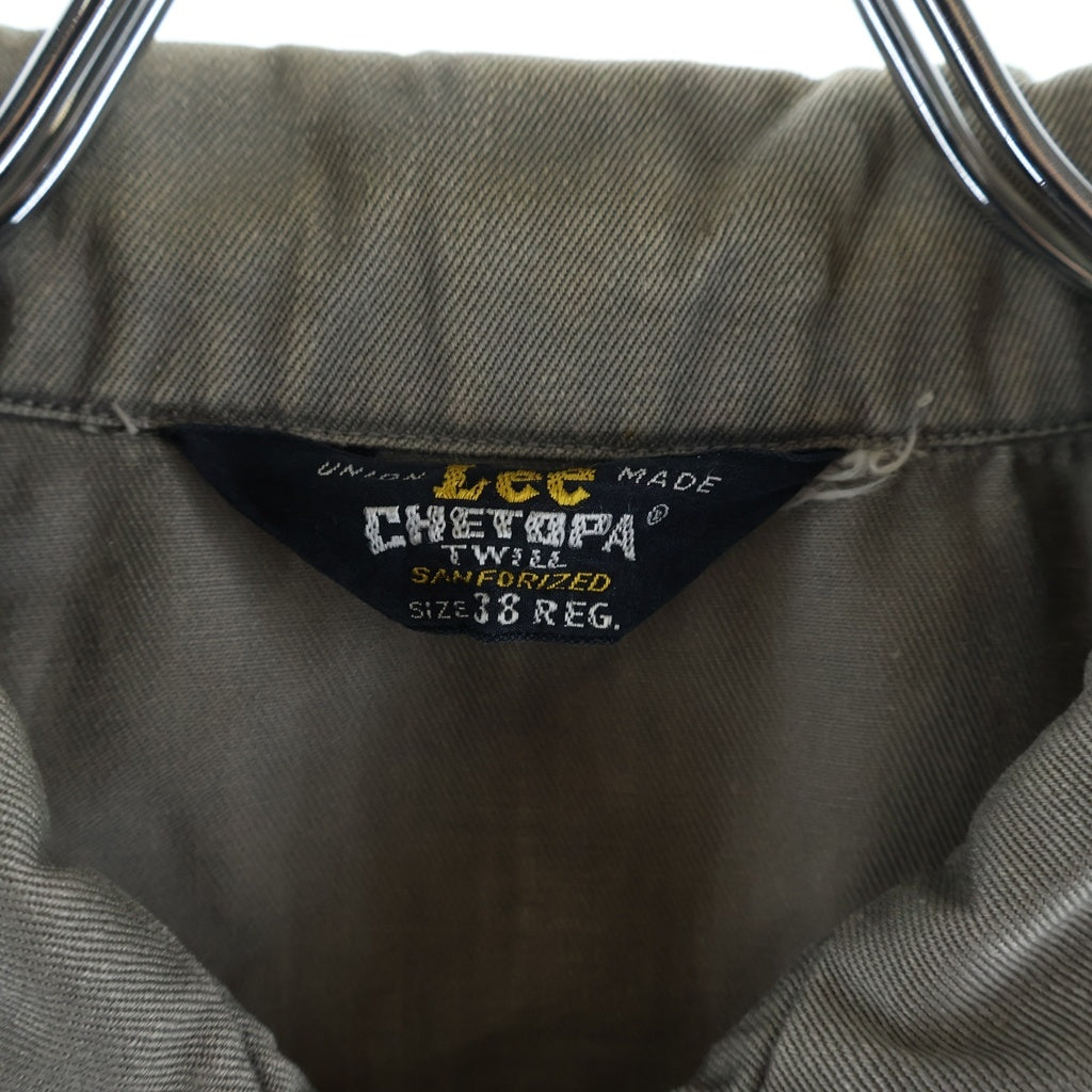 LEE(リー) 60-70S CHETOPA TWILL WORK JACKET 三角タグ 刺繍 ワークジャケット ベージュ
