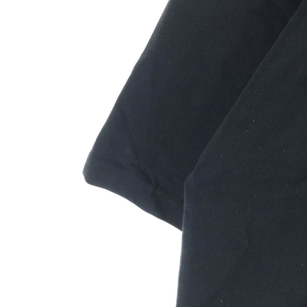entire studios(エンタイア スタジオ) HEAVY BOXY TEE 半袖カットソーTシャツ ブラック UNU-25-2033