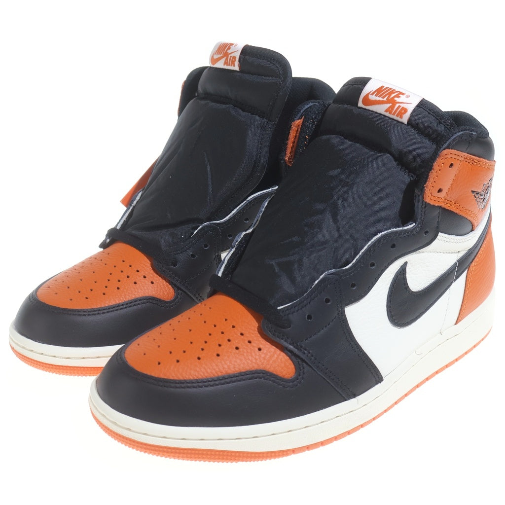 NIKE(ナイキ) AIR JORDAN 1 RETRO HIGH OG SHATTERED BACKBOARD エアジョーダン1 レトロ シャッタードバックボード ハイカットスニーカー US9.5/27.5cm DZ5485-008