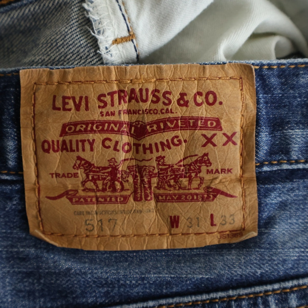 Levi's(リーバイス) 00S 09517-0011 ボタン裏3073 スモールe ブーツカット デニムパンツ インディゴ