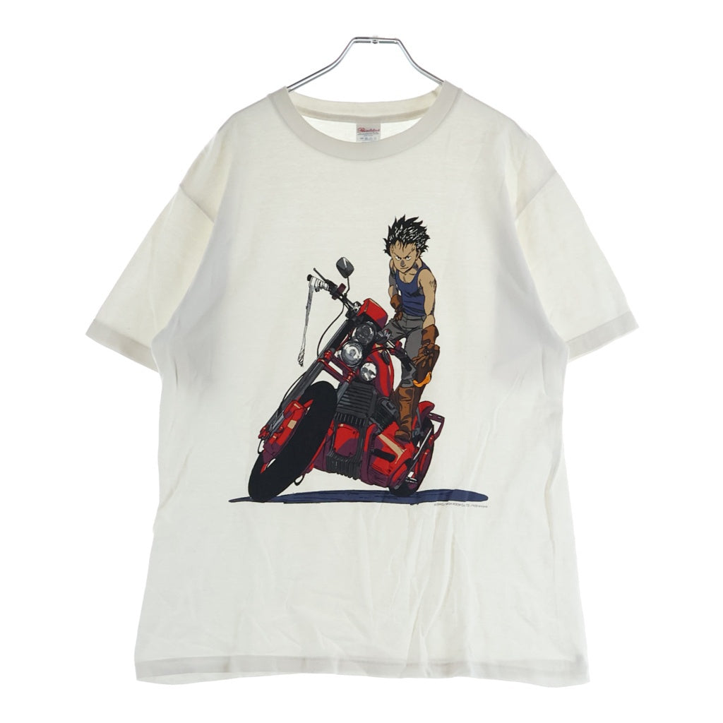 NO BRAND(ノーブランド) AKIRA TETSUO TRIBUTO TEE 大友克洋 鉄雄 イベント限定 片面プリント半袖カットソーTシャツ ホワイト