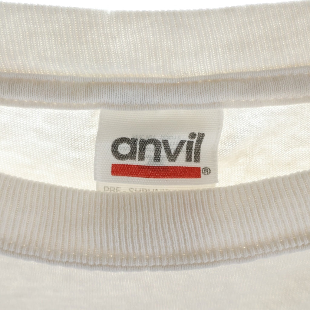 VINTAGE(ヴィンテージ) 00S WEST COAST CHOPPERS IRON CROSS TEE ANVIL ボディ ウェストコーストチョッパーズ アイアンクロス 両面プリント 半袖カットソーTシャツ ホワイト