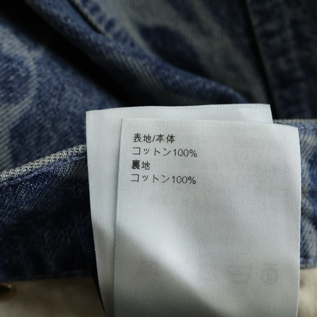 LOUIS VUITTON(ルイヴィトン) 24AW LV MONOGRAM DENIM SHORT PANTS 1AFQFF RM242MM KOE HRD24W LVモノグラム デニムハーフパンツ ショーツ ブルー