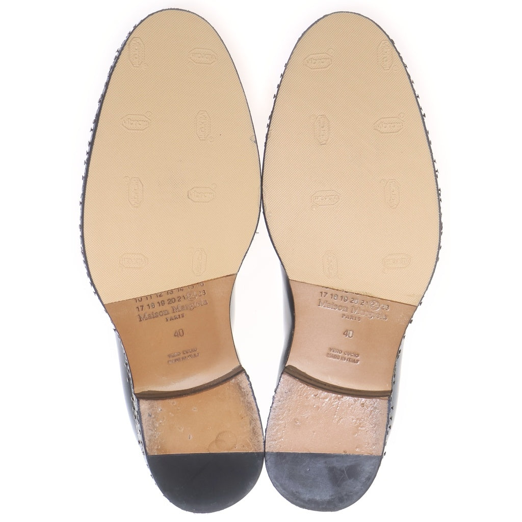 Maison Margiela(メゾンマルジェラ) 17AW NAILING OXFORD LEATHER SHOES 釘打ち レザーシューズ ブラック S58WQ0034