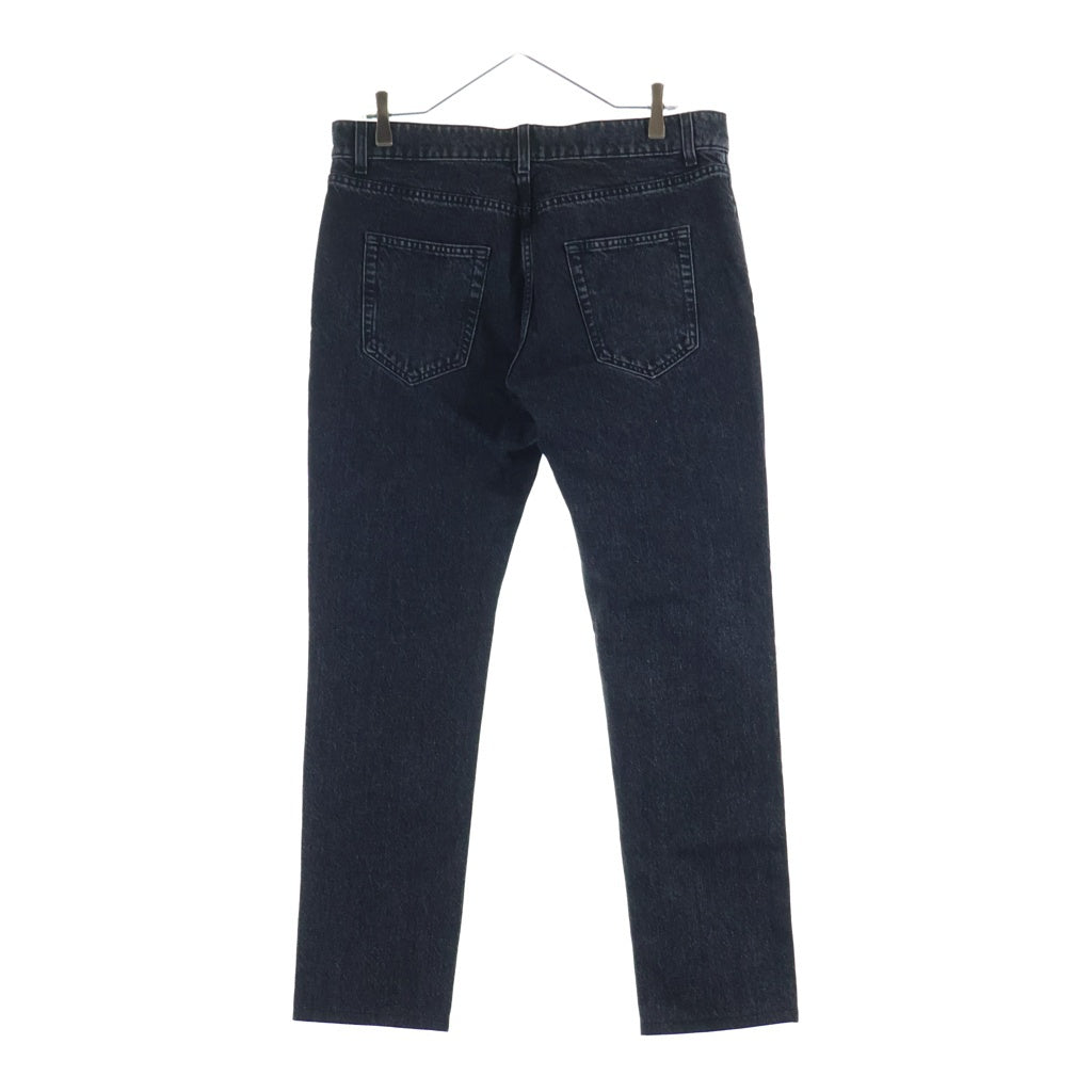 SAINT LAURENT PARIS(サンローランパリ) 14AW Hedi Slimane D02 M/SK-LW TAPERED DENIM PANTS エディ期 ニークラッシュ スキニー ジーンズ ダメージ加工 テーパード デニムパンツ 04700 YG805
