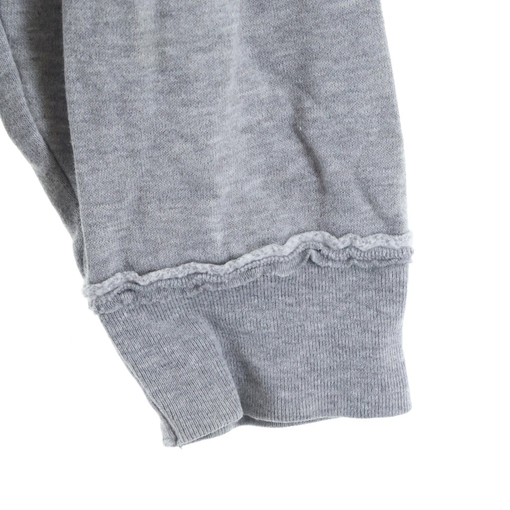 HYSTERIC GLAMOUR(ヒステリックグラマー) ON TIME GIRL PRINT ZIP UP HOODIE ガール両面プリント ジップアップ パーカー フーディ グレー CF-1243