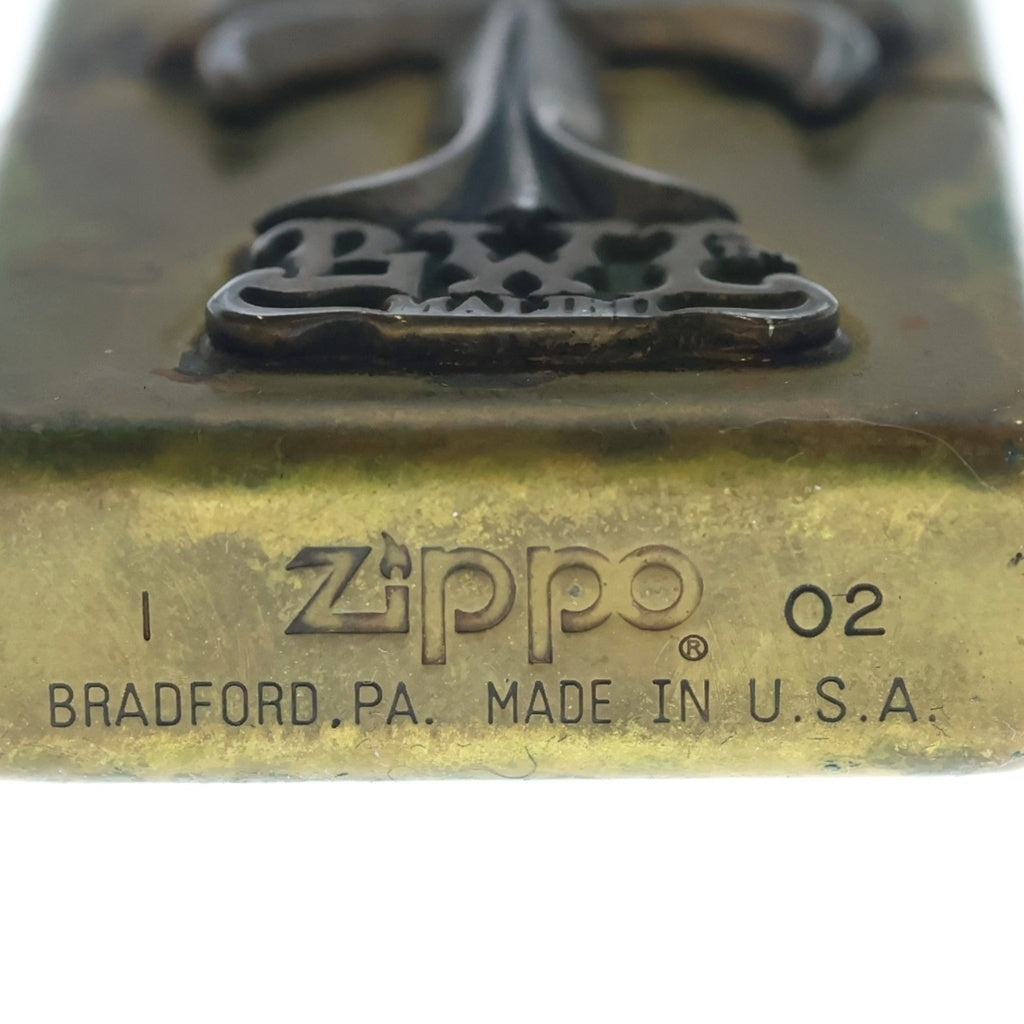 Bill Wall Leather/BWL(ビルウォールレザー) BRASS CRUCIFIX ZIPPO ブラスクルシフィックス ジッポー シルバー/ゴールド