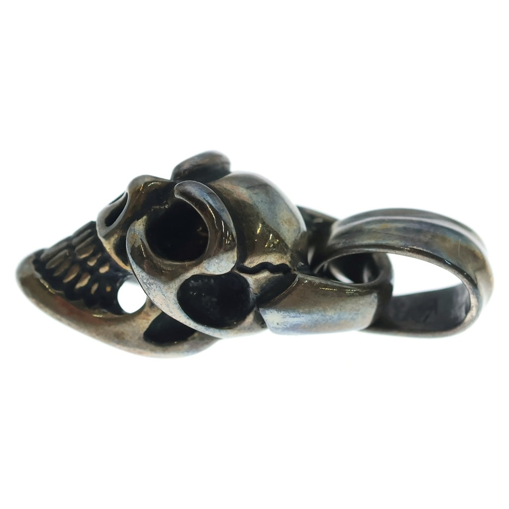 Bill Wall Leather/BWL(ビルウォールレザー) LARGE GOOD LUCK SKULL PENDANT SV925 グッドラックラージスカル ペンダントトップ シルバー