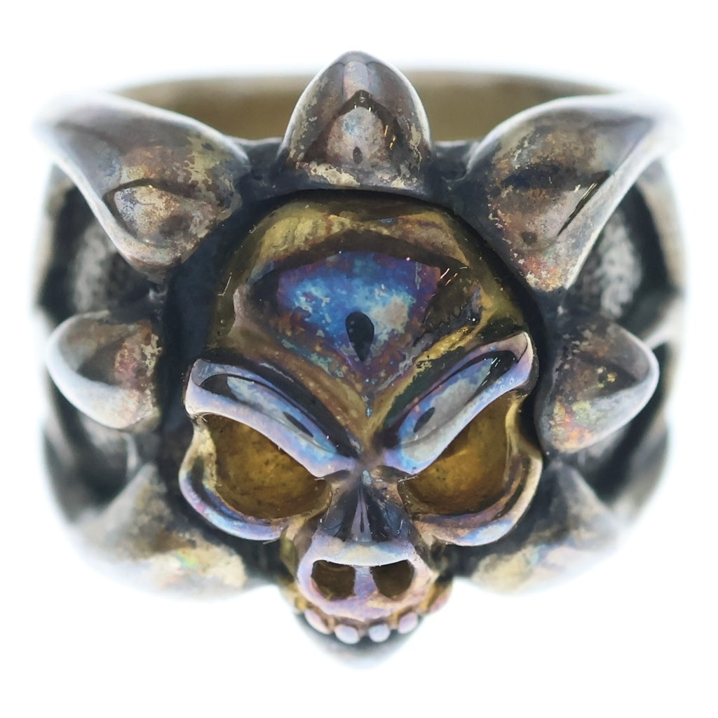 Bill Wall Leather/BWL(ビルウォールレザー) TRIBAL BAND SKULL MOTIF RING SV925 トライバルバンド スカル リング シルバー