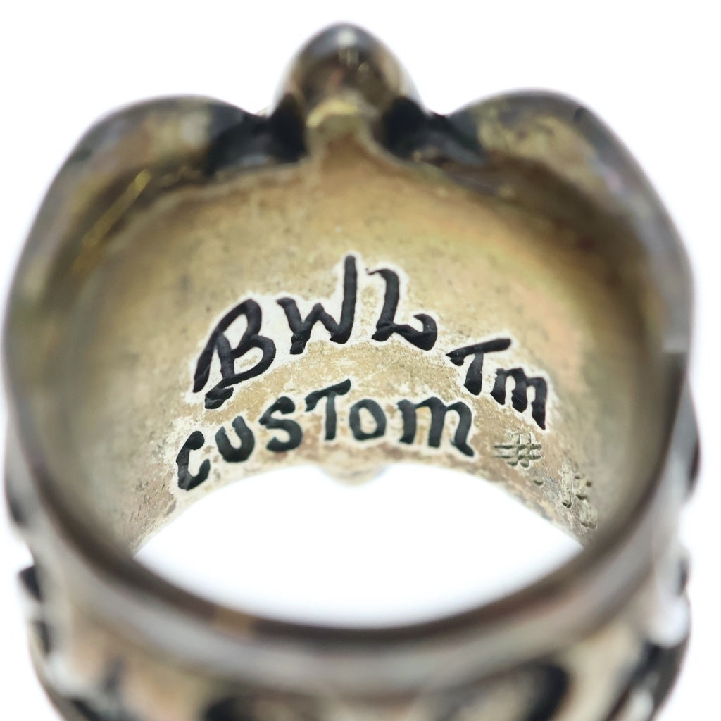 Bill Wall Leather/BWL(ビルウォールレザー) TRIBAL BAND SKULL MOTIF RING SV925 トライバルバンド スカル リング シルバー