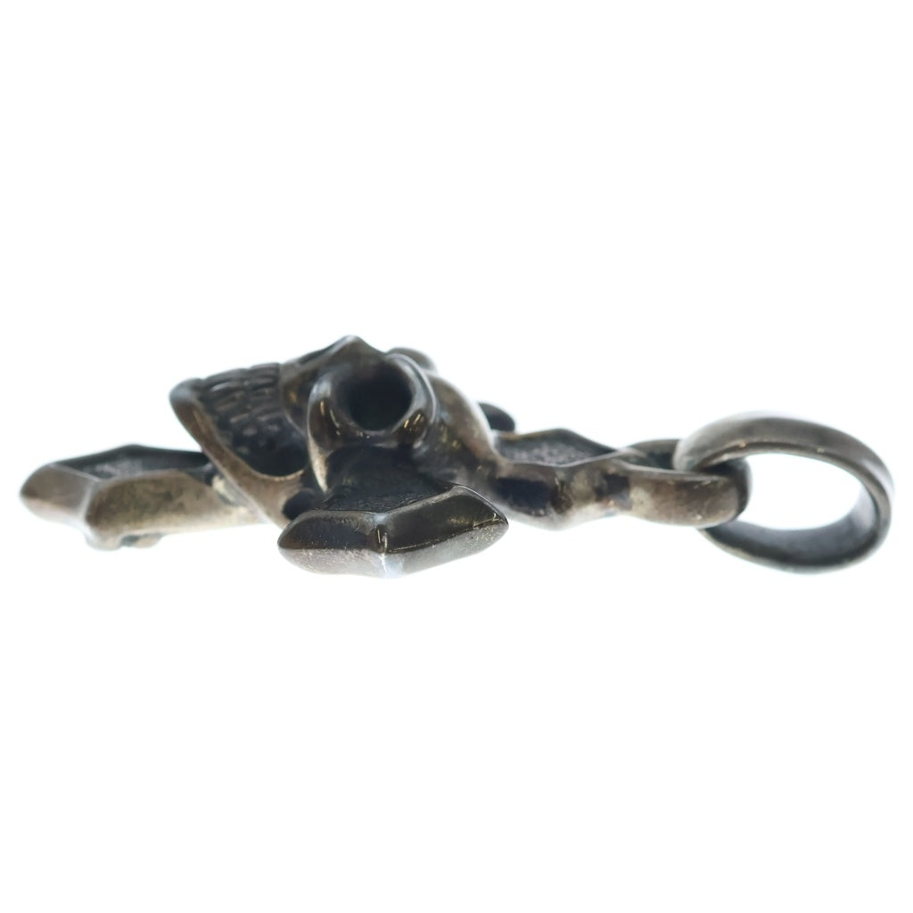Bill Wall Leather/BWL(ビルウォールレザー) C CROSS SKULL PENDANT SV925 Cクロス スカル ペンダント シルバー