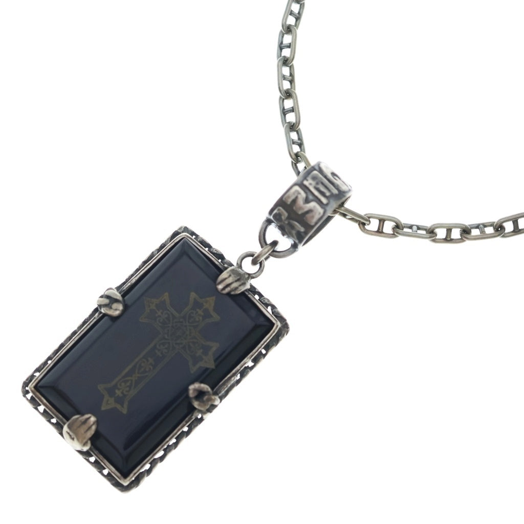 NO BRAND(ノーブランド) GEM KINGDOM 十字架モチーフ ネックレス シルバー