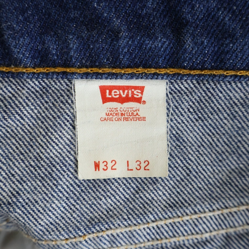 Levi's(リーバイス) 90S 517 USA製 ボタン裏575 オレンジタブ スモールe デニムパンツ インディゴ