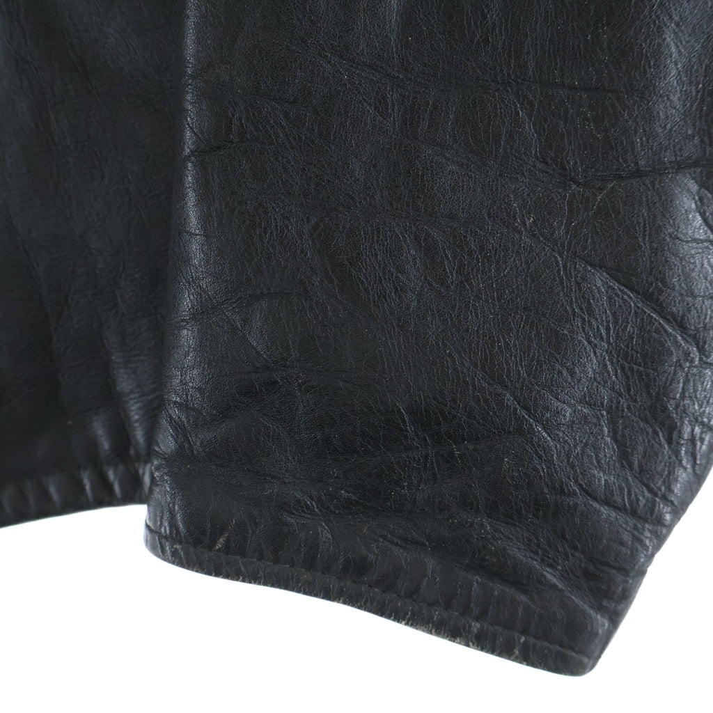 SCHOTT(ショット) 60S SINGLE LEATHER JACKET サボテンタグ シングルレザージャケット ブラック