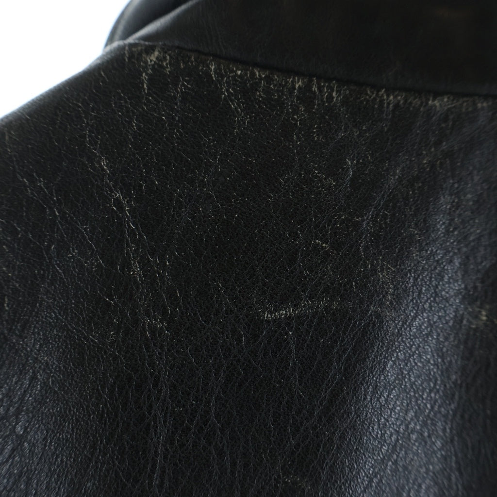 SCHOTT(ショット) 60S SINGLE LEATHER JACKET サボテンタグ シングルレザージャケット ブラック
