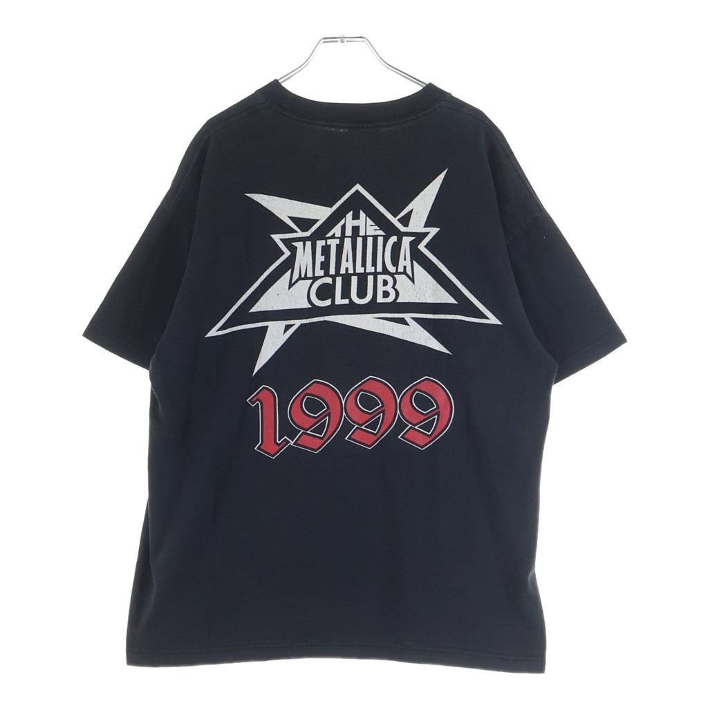 VINTAGE(ヴィンテージ) METALLICA 1999 METALLIHEAD MOTORHEAD THE CLUB メタリカ クラブ 半袖Tシャツ ブラック