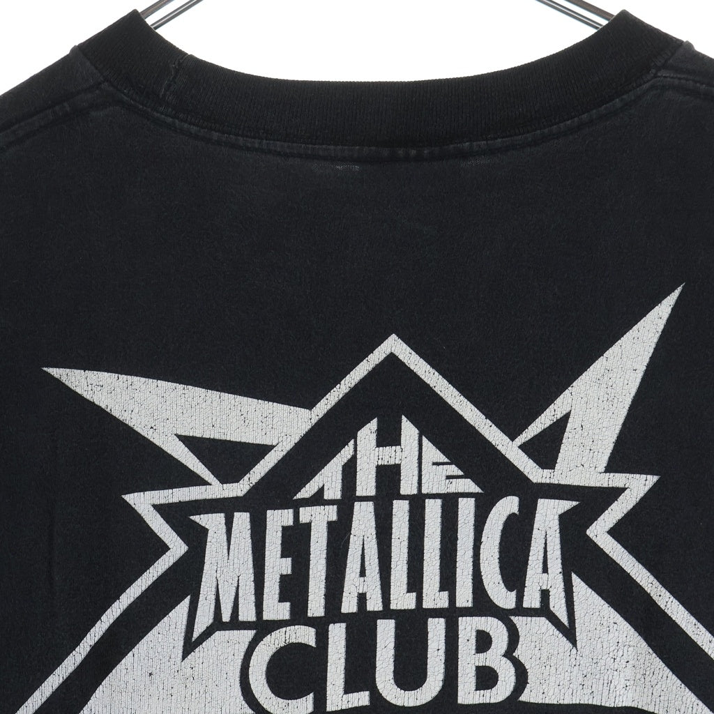 VINTAGE(ヴィンテージ) METALLICA 1999 METALLIHEAD MOTORHEAD THE CLUB メタリカ クラブ 半袖Tシャツ ブラック