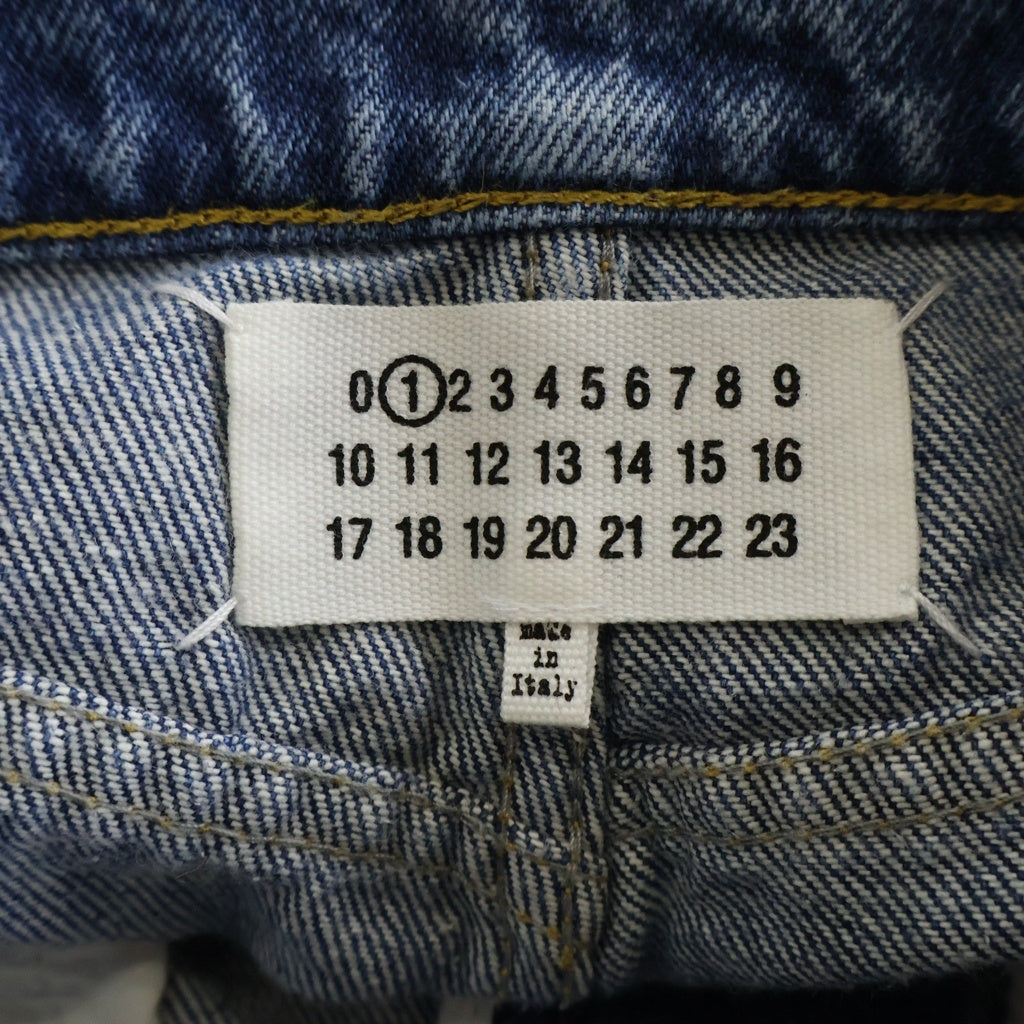 Maison Margiela(メゾンマルジェラ) 23SS PANTS 5 POCKETS スラッシュディティール ダメージ加工デニムパンツ インディゴ S51LA0051 S30513