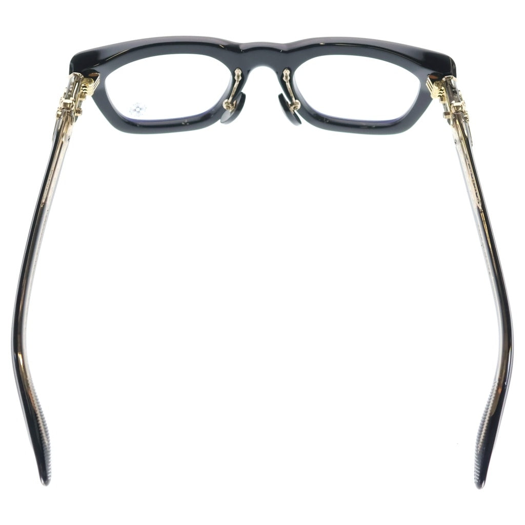 CHROME HEARTS(クロムハーツ) DONNYSOFFERGISMS-A サングラス ウェリントン メガネ アイウェア ブラック/ゴールド BK18K-GP
