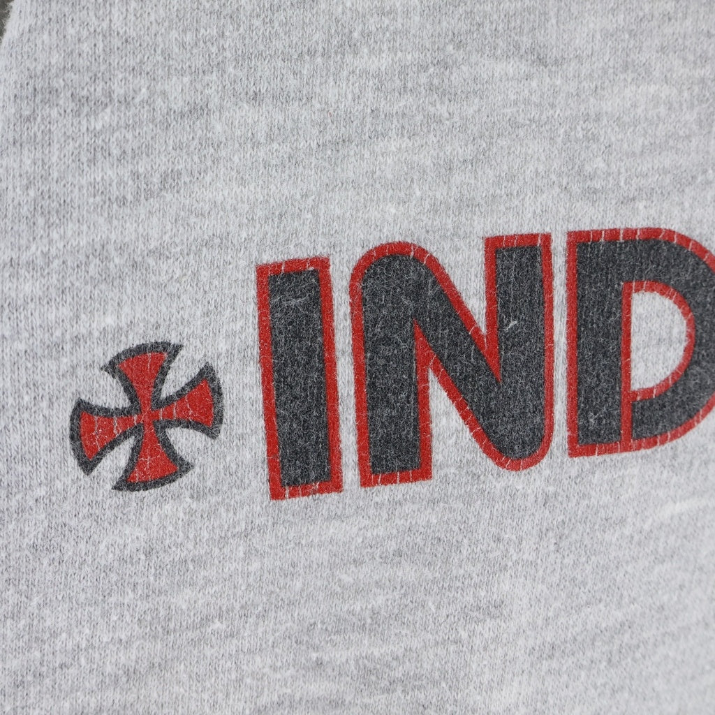 INDEPENDENT(インデペンデント) 90S IRON CROSS HOODIE アイアンクロス フーディー グレー