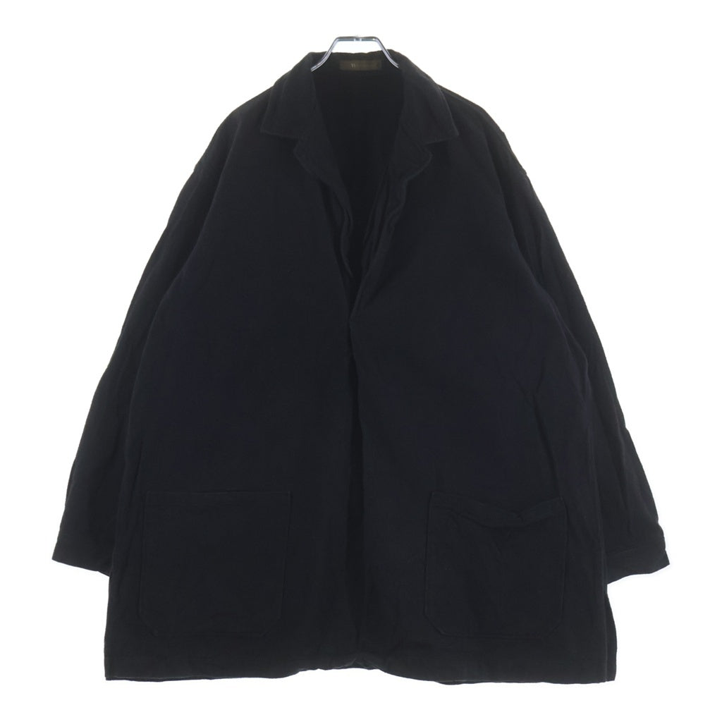 Y's for men(ワイズフォーメン) 94AW COTTON PULL PVER JACKET コットンプルオーバージャケット ブラック