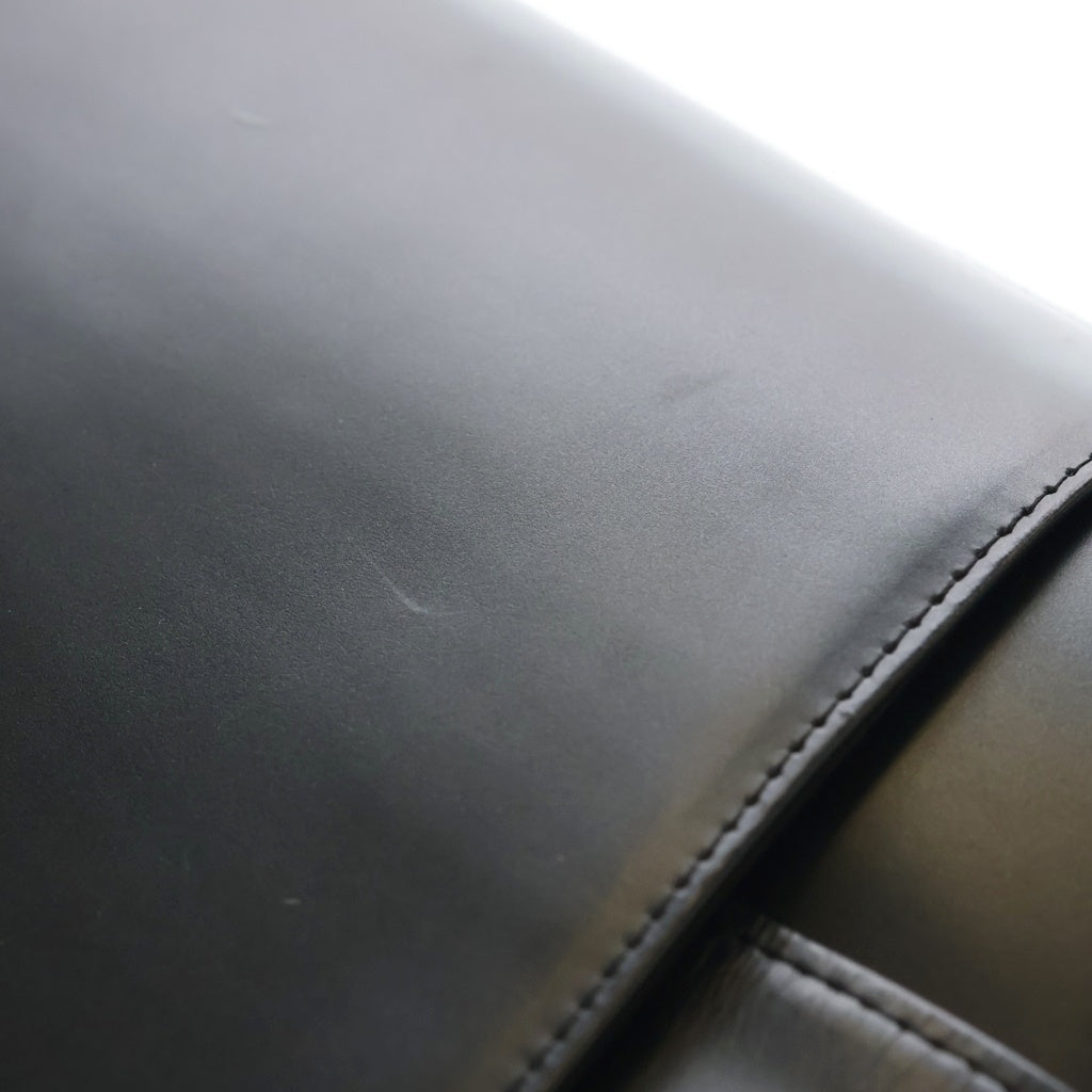 GIVENCHY(ジバンシィ) LOGO PRINT METAL PLATE LEATHER HAND BAG ロゴプリント レザーハンドバッグ レディース