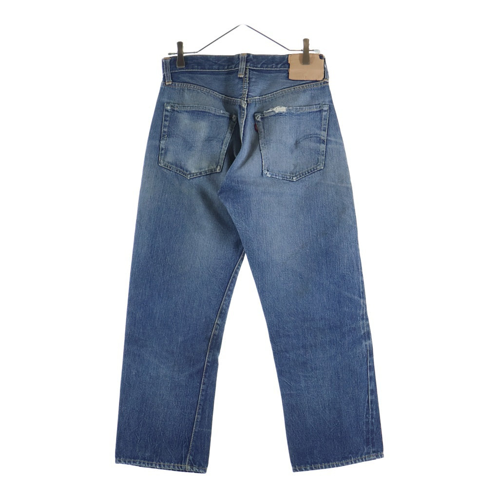 Levi's(リーバイス) 50S 501XX 紙パッチギャラ入り 両面BIG E 均等V 通常R ボタン裏20 オフセット 隠しリベット デニムパンツ インディゴ
