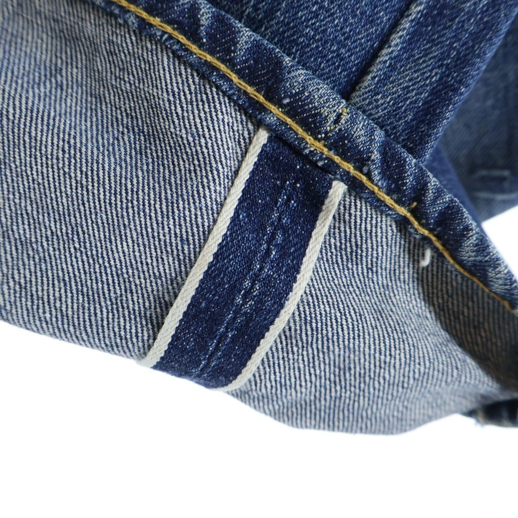 Levi's(リーバイス) 50S 501XX 紙パッチギャラ入り 両面BIG E 均等V 通常R ボタン裏20 オフセット 隠しリベット デニムパンツ インディゴ