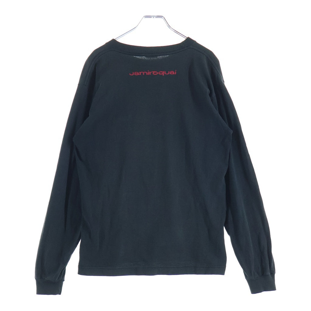 VINTAGE(ヴィンテージ) 90S JAMILOQUAI×LEVI'S RONG SLEEVE TEE ジャミロクワイ 両面プリント長袖カットソーTシャツ ブラック
