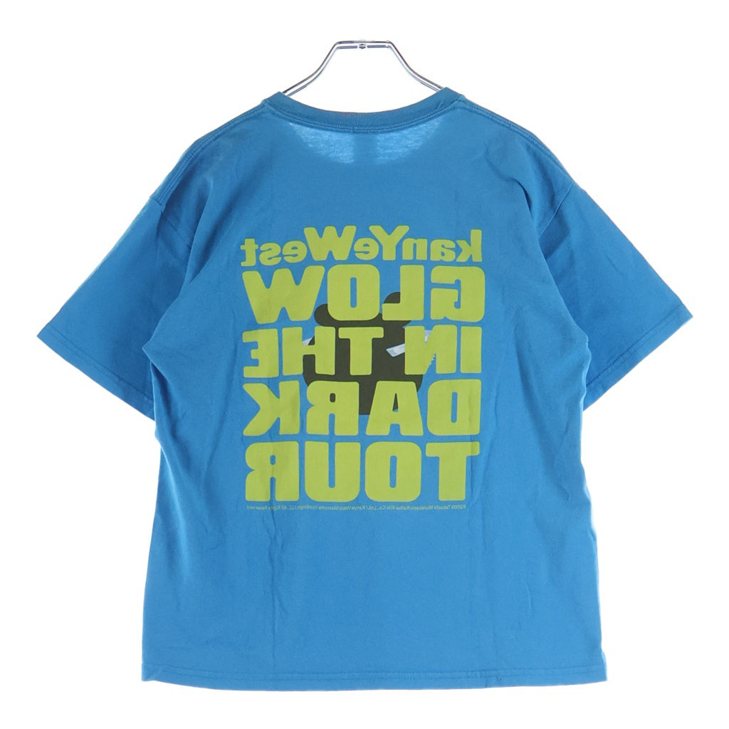 VINTAGE(ヴィンテージ) 00S KANYE WEST GLOE INTHE DARK TOUR カニエ ウェスト 両面プリント半袖カットソーTシャツ ブルー
