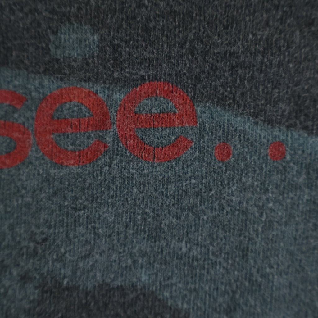 VINTAGE(ヴィンテージ) 90S SOULS AT ZERO ISEE IHURT ILAUGH ILIVE ソウルズ アット ゼロ 両面プリント半袖カットソーTシャツ グリーン